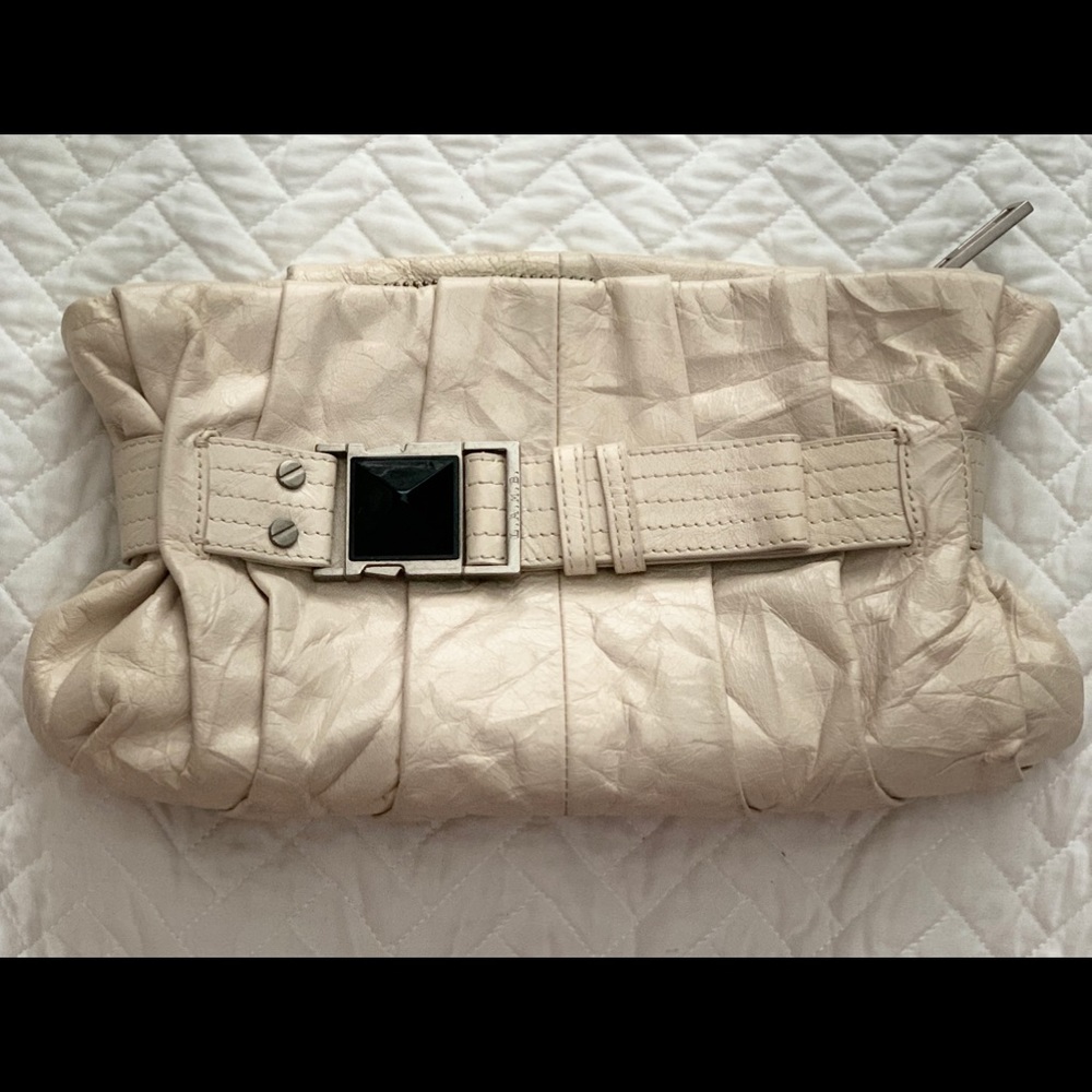 Authentic L.A.M.B Leather Clutch by Gwen Stefani